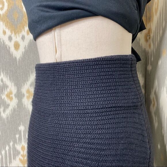 Ralph Lauren Black Angora Sweater Knit Tulip Skirt - Picture 13 of 16